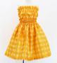 Hula Set up Keiki with palaka check / Luxury Collection / Yellow / Jp75ye