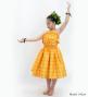 Hula Set up Keiki with palaka check / Luxury Collection / Yellow / Jp75ye
