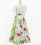 Hula Kids Cape Long Dress with Heliconia Print / Luxury Collection / Cream / Jp76cr