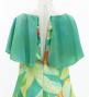 Hula Kids Cape Long Dress with Heliconia Print / Luxury Collection / Green / Jp76gr