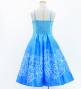 Hula Kids Shantung Dress with Plumeria Print / Luxury Collection / Light Blue / Jp77lbl