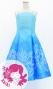Hula Kids Shantung Dress with Plumeria Print / Luxury Collection / Light Blue / Jp77lbl