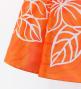 Hula Kids Shantung Dress with Plumeria Print / Luxury Collection / Orange / Jp77or
