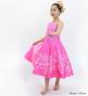 Hula Kids Shantung Dress with Plumeria Print / Luxury Collection / Pink / Jp77pi