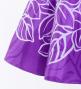 Hula Kids Shantung Dress with Plumeria Print / Luxury Collection / Purple / Jp77pu