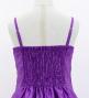 Hula Kids Shantung Dress with Plumeria Print / Luxury Collection / Purple / Jp77pu