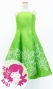 Hula Kids Shantung Dress with Plumeria Print / Luxury Collection / YellowGreen / Jp77yegr
