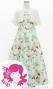 Hula Kids Frill Sleeve Long Dress with Lily Print / Luxury Collection / Cream / Jp79cr
