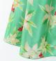 Hula Kids Frill Sleeve Long Dress with Lily Print / Luxury Collection / Green / Jp79gr