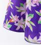 Hula Kids Frill Sleeve Long Dress with Lily Print / Luxury Collection / Purple / Jp79pu