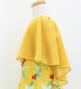 Hula Kids Frill Sleeve Long Dress with Lily Print / Luxury Collection / Yellow / Jp79ye