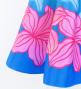 Hula Kids Midi Dress with Hibiscus Print / Luxury Collection / Light Blue / Jp80lbl