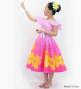 Hula Kids Midi Dress with Hibiscus Print / Luxury Collection / Pink / Jp80pi
