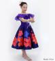 Hula Kids Midi Dress with Hibiscus Print / Luxury Collection / Purple / Jp80pu