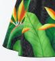 Hula Kids Midi Dress with Strelitzia Print / Luxury Collection / Black / Jp85bk