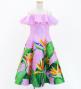 Hula Kids Midi Dress with Strelitzia Print / Luxury Collection / Pink / Jp85pi
