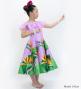 Hula Kids Midi Dress with Strelitzia Print / Luxury Collection / Pink / Jp85pi