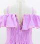 Hula Kids Midi Dress with Strelitzia Print / Luxury Collection / Pink / Jp85pi