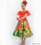 Hula Kids Midi Dress with Strelitzia Print / Luxury Collection / Red / Jp85rd