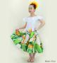 Hula Kids Midi Dress with Strelitzia Print / Luxury Collection / White / Jp85wh
