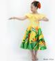 Hula Kids Midi Dress with Strelitzia Print / Luxury Collection / Yellow / Jp85ye