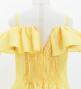 Hula Kids Midi Dress with Strelitzia Print / Luxury Collection / Yellow / Jp85ye