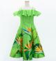 Hula Kids Midi Dress with Strelitzia Print / Luxury Collection / Yellow green / Jp85yegr