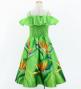 Hula Kids Midi Dress with Strelitzia Print / Luxury Collection / Yellow green / Jp85yegr