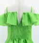 Hula Kids Midi Dress with Strelitzia Print / Luxury Collection / Yellow green / Jp85yegr
