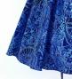 Hula Kids Shantung Dress with Kahiko&Moana Print / Luxury Collection / Blue / Jp89bl