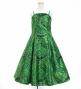 Hula Kids Shantung Dress with Kahiko&Moana Print / Luxury Collection / Green / Jp89gr