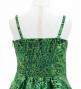 Hula Kids Shantung Dress with Kahiko&Moana Print / Luxury Collection / Green / Jp89gr