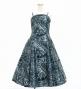 Hula Kids Shantung Dress with Kahiko&Moana Print / Luxury Collection / Gray / Jp89gy