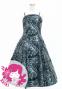 Hula Kids Shantung Dress with Kahiko&Moana Print / Luxury Collection / Gray / Jp89gy