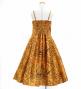 Hula Kids Shantung Dress with Kahiko&Moana Print / Luxury Collection / Orange / Jp89or