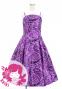 Hula Kids Shantung Dress with Kahiko&Moana Print / Luxury Collection / Purple / Jp89pu