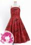 Hula Kids Shantung Dress with Kahiko&Moana Print / Luxury Collection / Red / Jp89rd