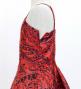 Hula Kids Shantung Dress with Kahiko&Moana Print / Luxury Collection / Red / Jp89rd