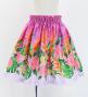 Hula Kids Shantung Pa'u Skirt with Torch Ginger & Heliconia Print / Luxury Collection / Jp92-5