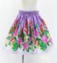 Hula Kids Shantung Pa'u Skirt with Torch Ginger & Heliconia Print / Luxury Collection / Jp92-8