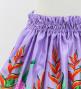 Hula Kids Shantung Pa'u Skirt with Torch Ginger & Heliconia Print / Luxury Collection / Jp92-8