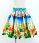 Hula Kids Shantung Pa'u Skirt with Hibiscus Print / Luxury Collection / Jp93-7