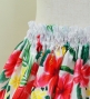 Hula Kids Shantung Pa'u Skirt with Hibiscus Print / Luxury Collection / Jp94be