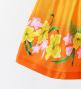 Hula Kids Shantung Pa'u Skirt with Hibiscus Print / Luxury Collection / Jp94or
