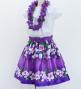 Hula Kids Shantung Pa'u Skirt with Hibiscus Print / Luxury Collection / Jp94pu