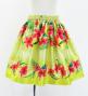 Hula Kids Shantung Pa'u Skirt with Hibiscus Print / Luxury Collection / Jp94ye