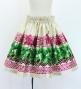 Hula Kids Shantung Pa'u Skirt with Hula girl Print / Luxury Collection / Jp95be
