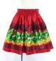 Hula Kids Shantung Pa'u Skirt with Hula girl Print / Luxury Collection / Jp95rd