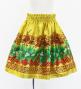 Hula Kids Shantung Pa'u Skirt with Hula girl Print / Luxury Collection / Jp95ye