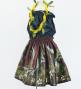 Hula Kids Shantung Pa'u Skirt with Kahiko Print / Luxury Collection / Jp96br